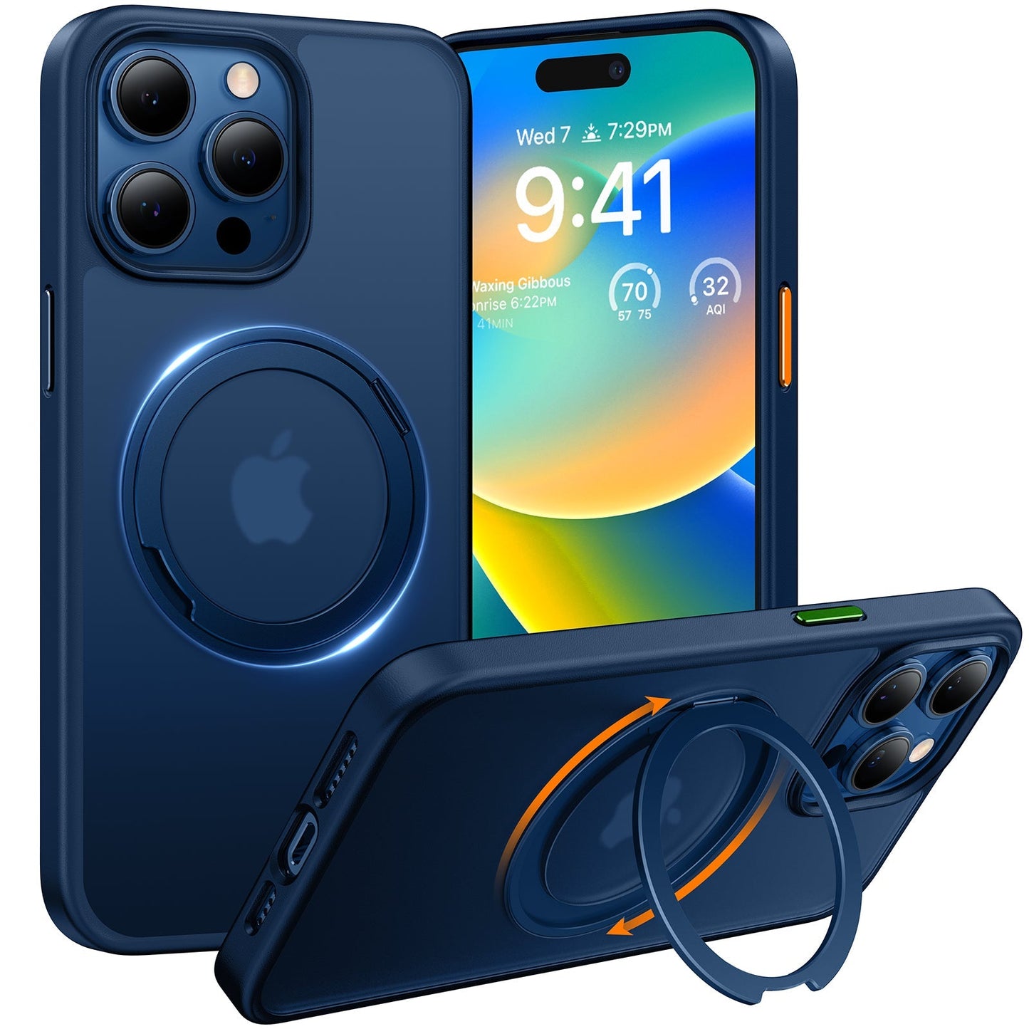iPhone 13 Series 360° Rotated Stand Magsafe Case