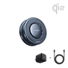 PolarCircle Qi2 25W TEC Cooling Wireless Charger with Adapter - Obsidian Black