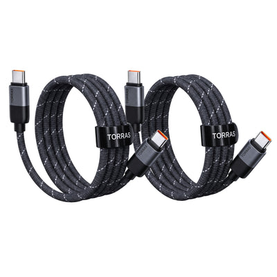NeoCable 60W Fast Charging Cable 2-Pack (2m / 6.56ft)