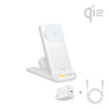 Icestation Pro 3-in-1 Foldable Magnetic Wireless Charger with Qi2 25W TEC Cooling - White
