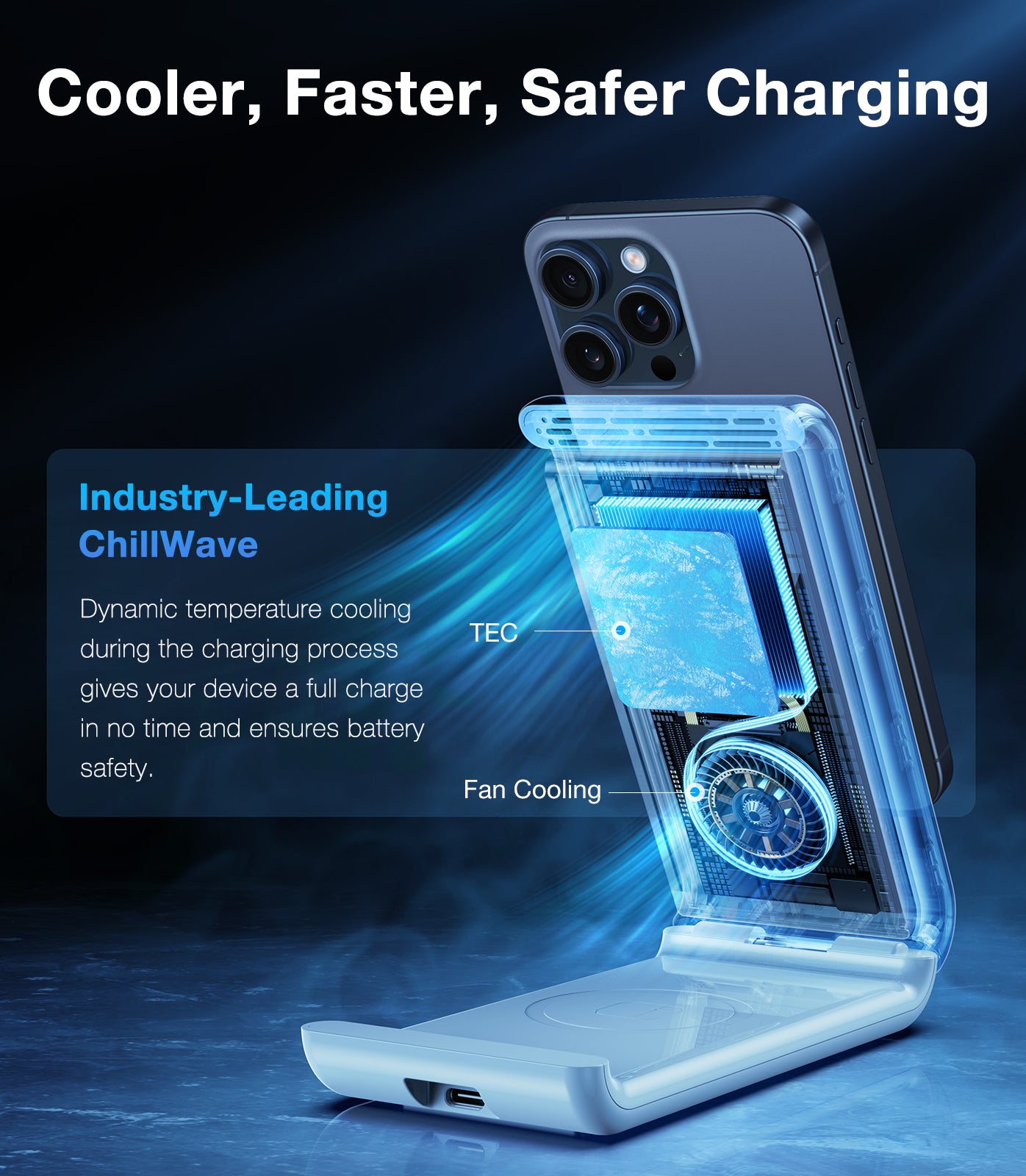 3 in 1 Charging Station with MagSafe Charger Stand