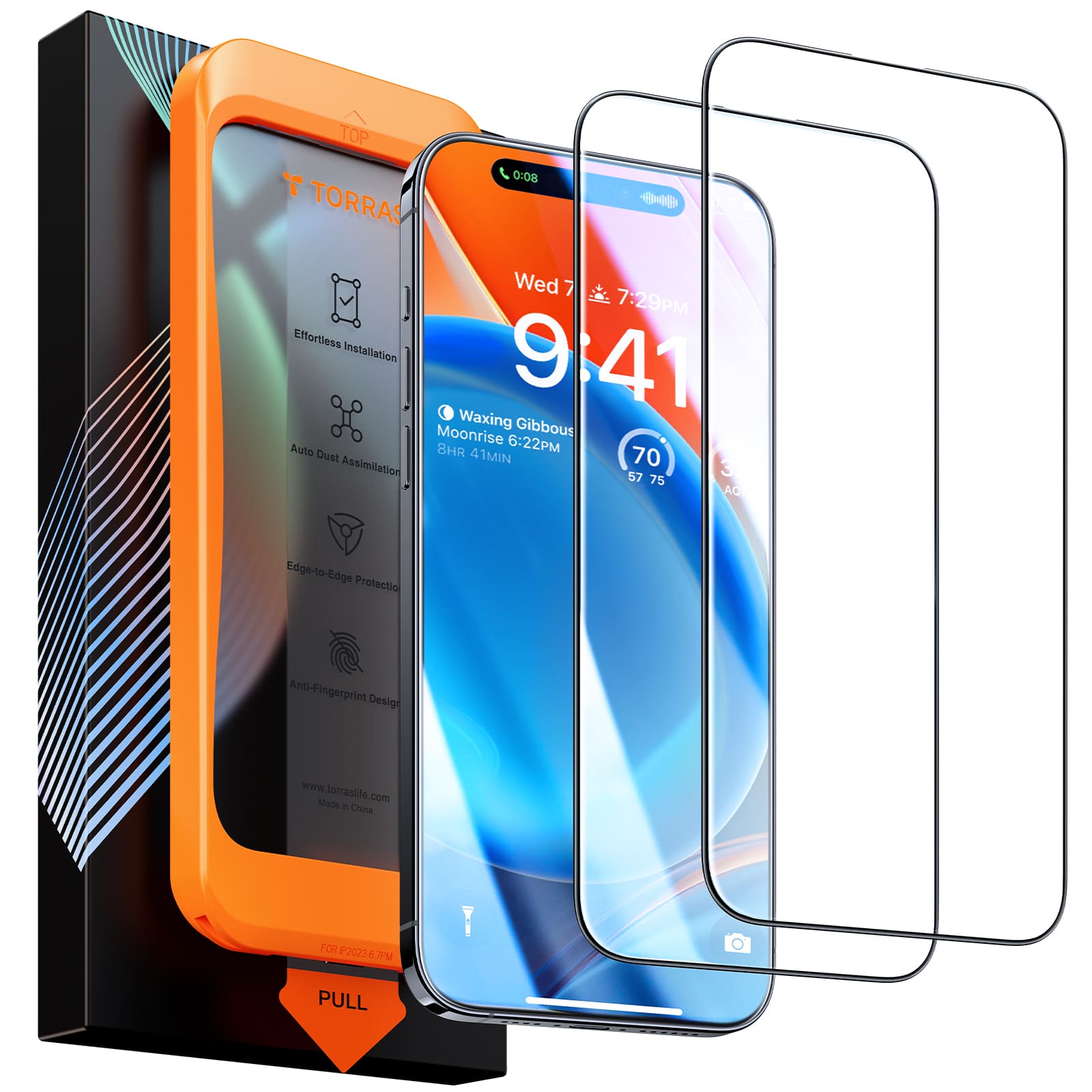 ORRO iPhone 15 Series 15/+/Pro/Max Tempered Glass Screen Protector, Shop  Today. Get it Tomorrow!
