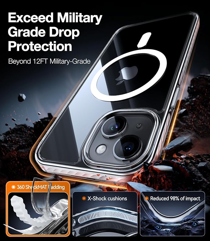 Sparka Magsafe Shockproof Slim Case for iPhone 15 Series