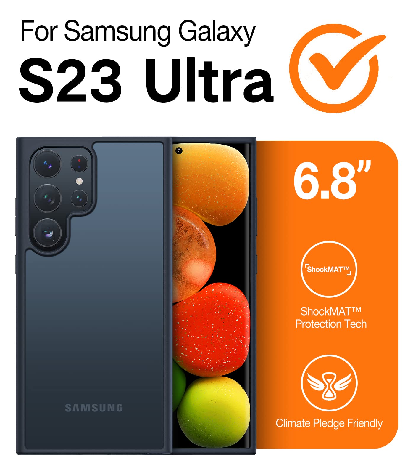 TORRAS Samsung Galaxy S23 Ultra Guardian Shockproof Case