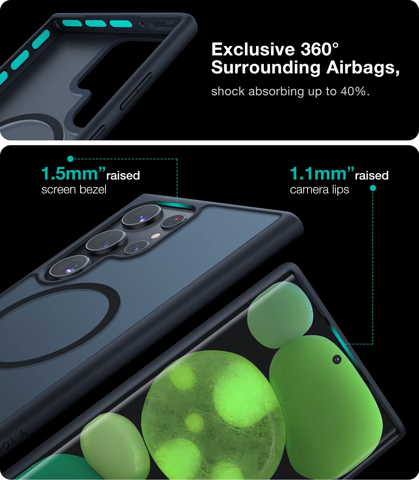 TORRAS Samsung Galaxy S23 Ultra Guardian Magnetic Case