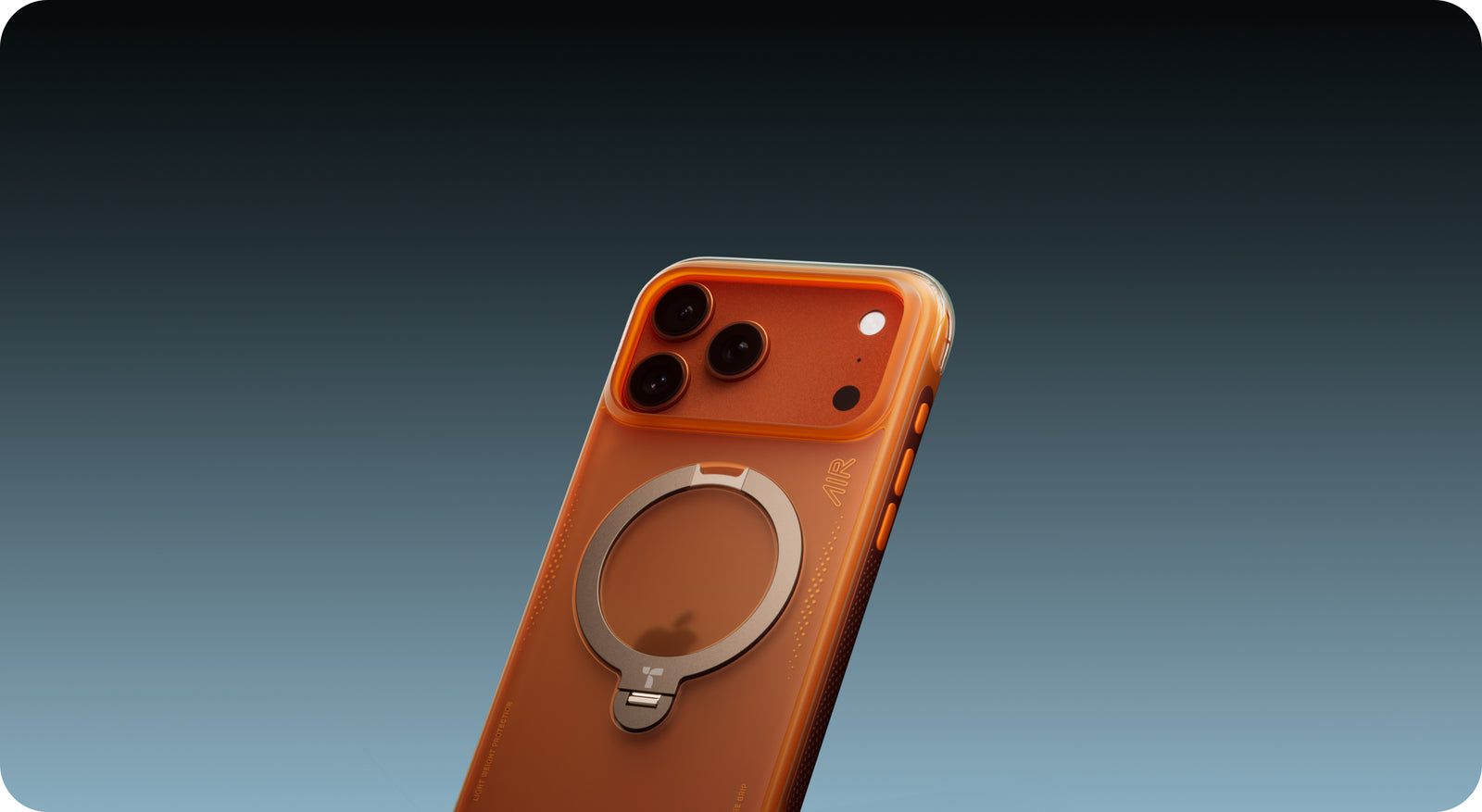 Flat Stand, effortless grip.