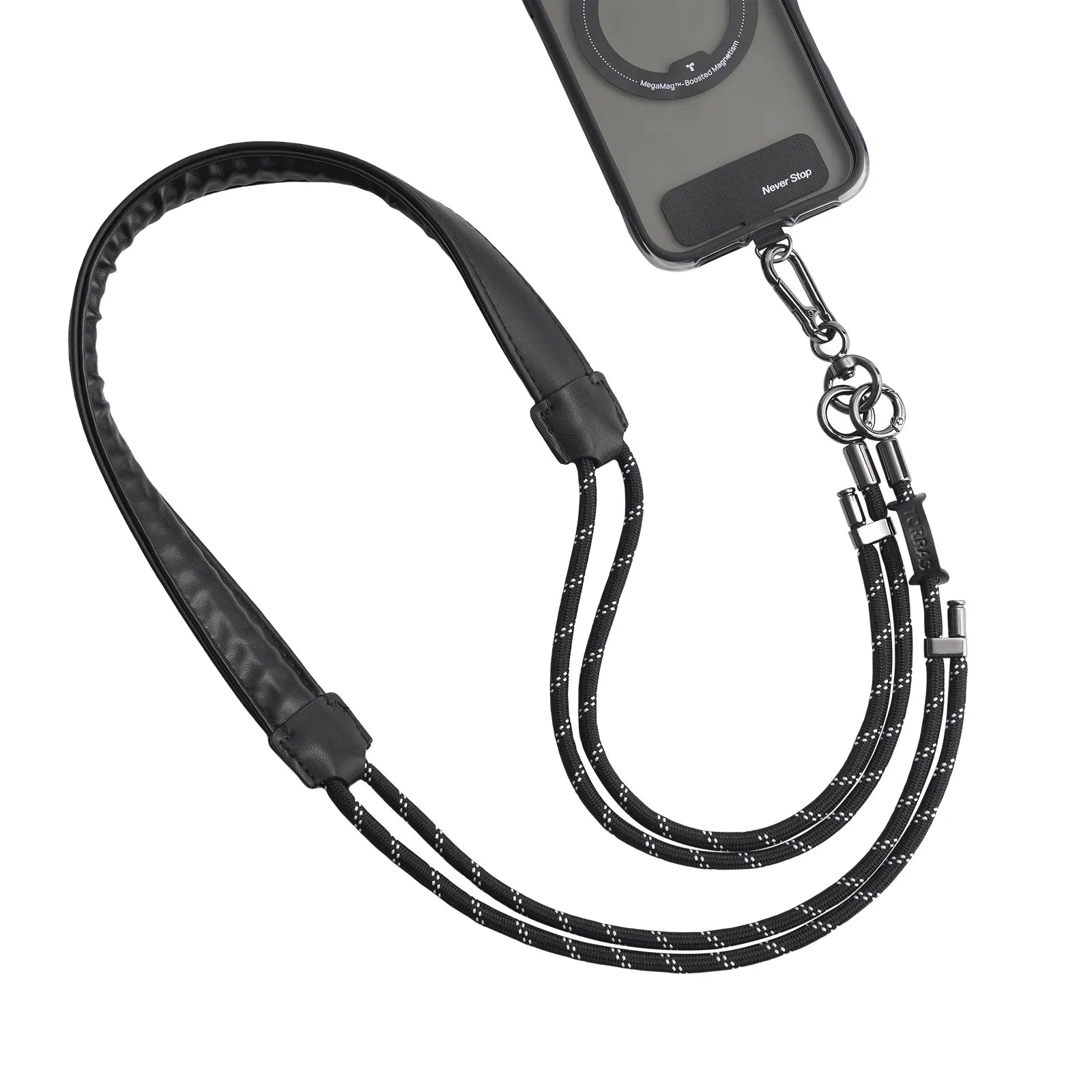 LoopGo Crossbody Leather Phone Lanyard