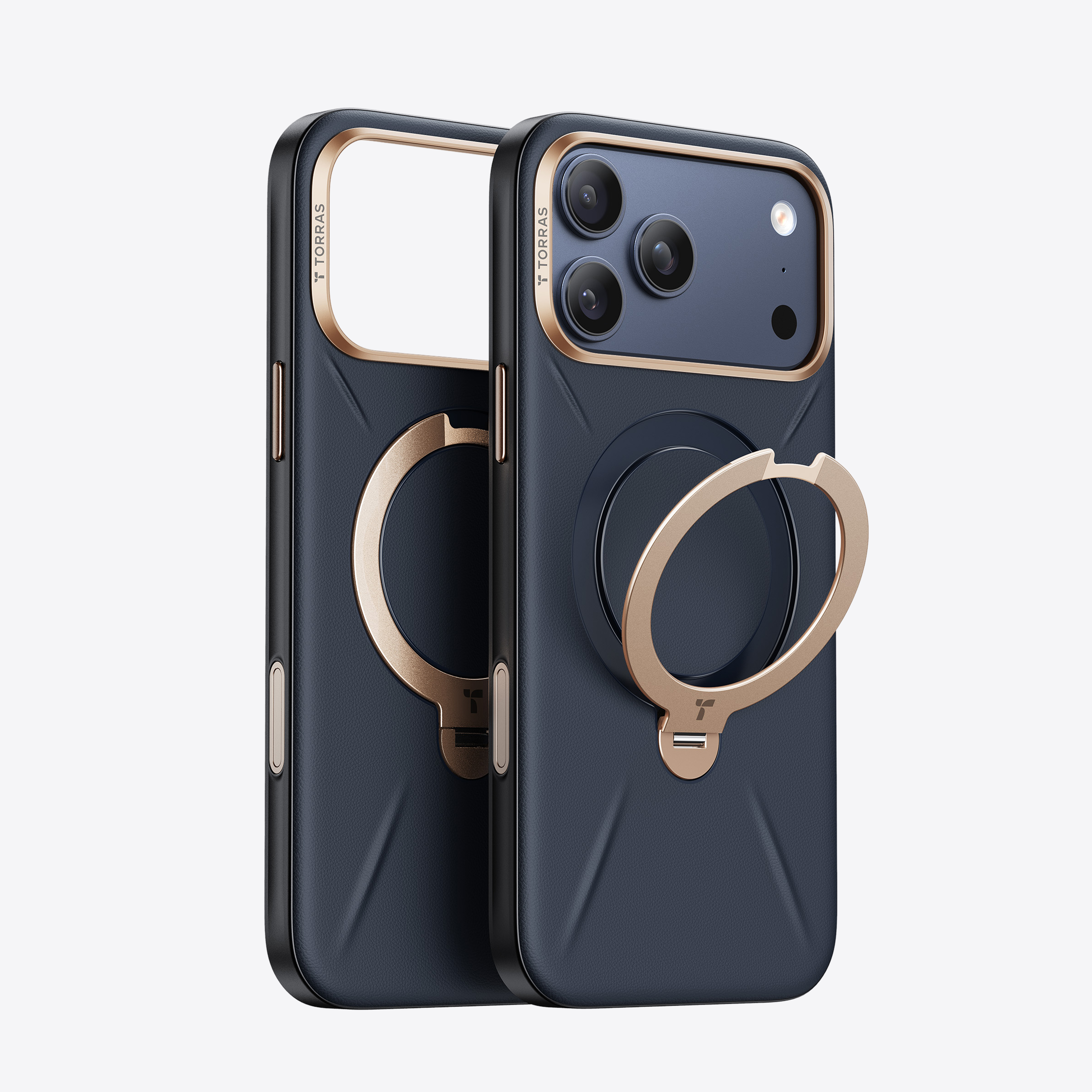 iPhone 17 Pro Case | Vegan Leather Magsafe Stand Case - TORRAS