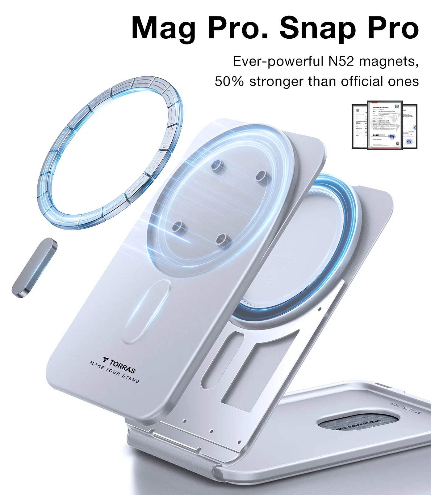 magneticwalletstandmagsafewalletmagneticcardholderblack