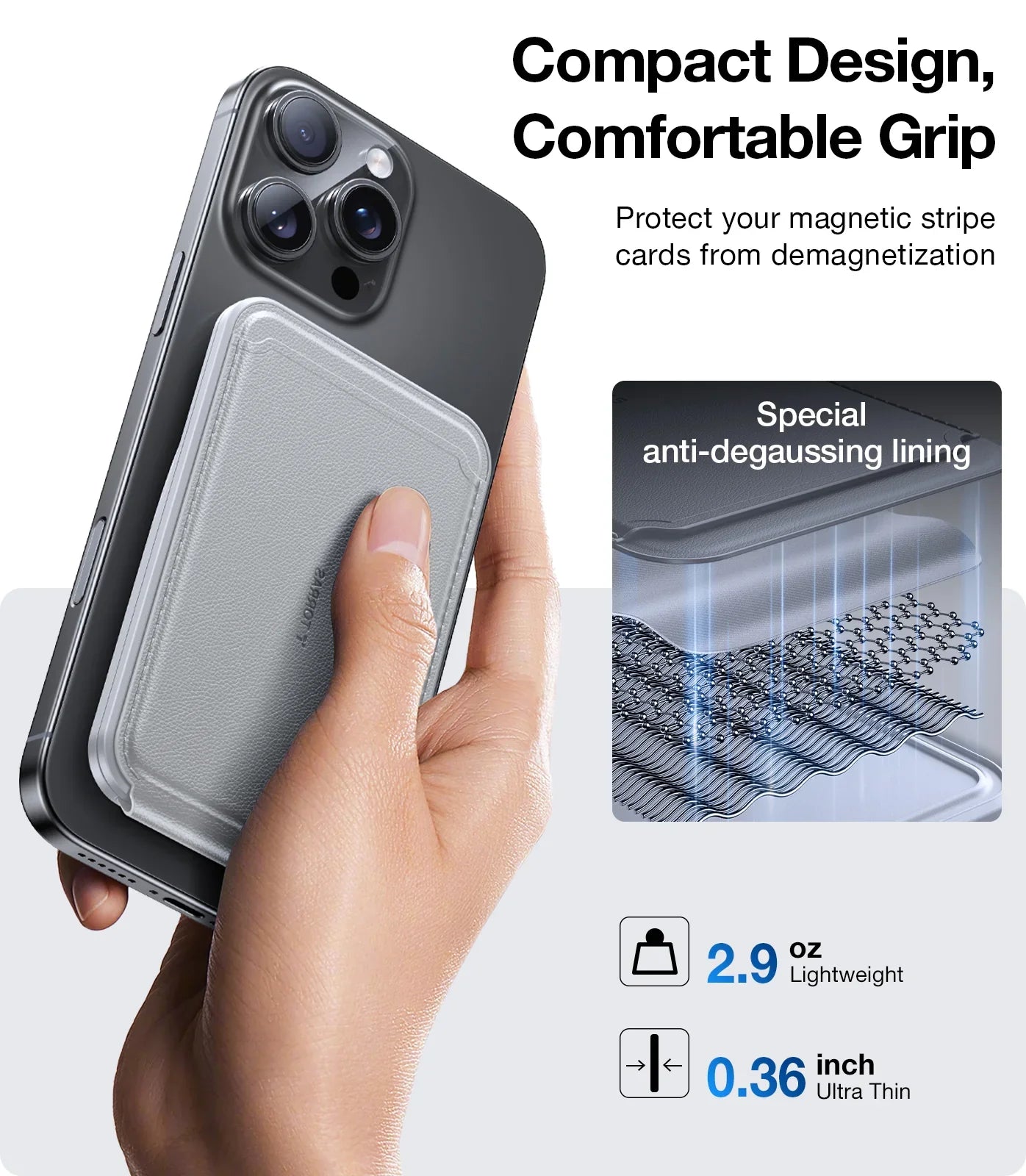 magneticwalletstandmagsafewalletmagneticcardholderiphonewallet16promax