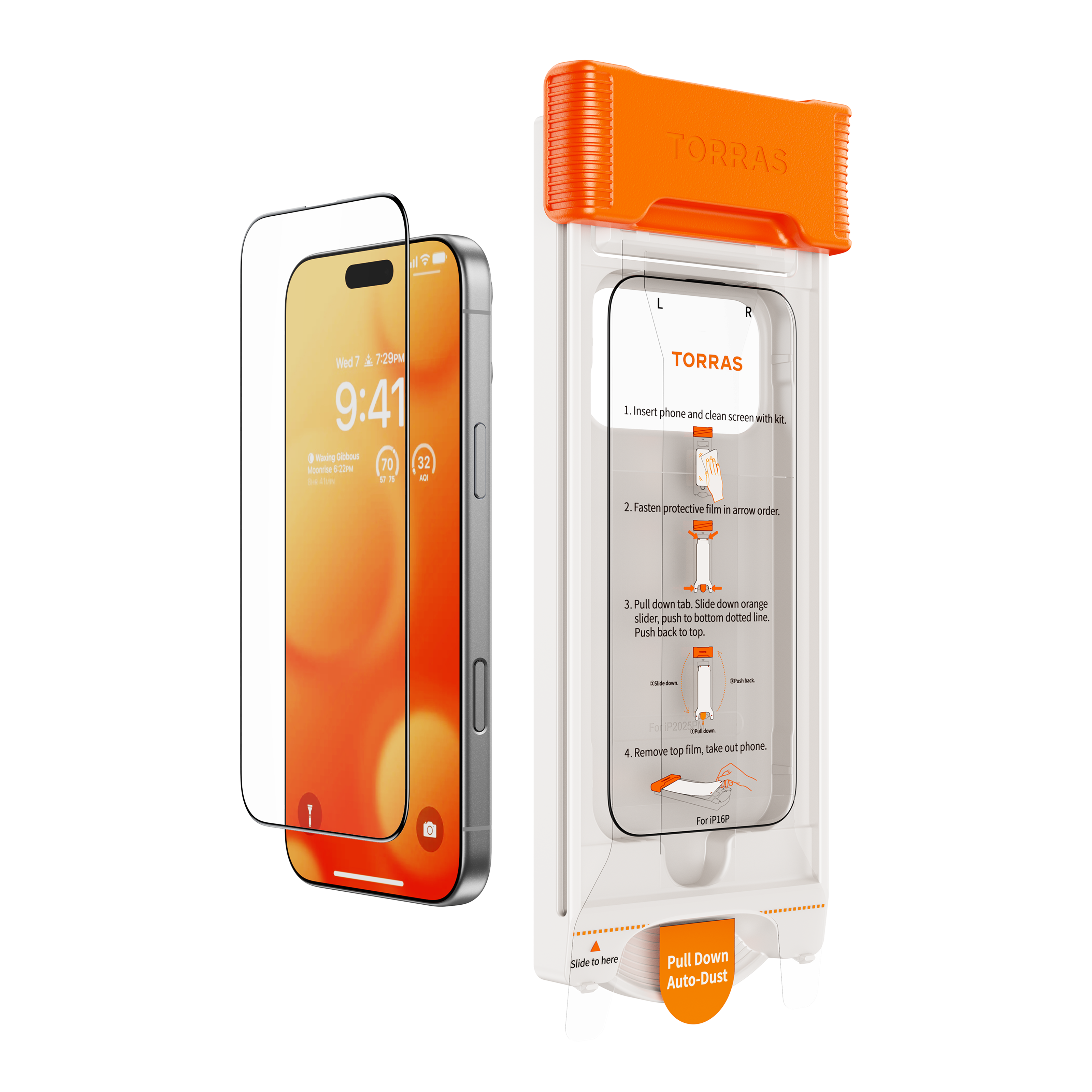 OrigArmor Displayschutzfolie für iPhone 17 Pro Max