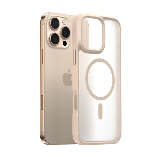 Guardian-Mag for iPhone 16 Pro Max - TORRAS Guardian-Mag sleek translucent case for iPhone 16 Pro Max with MagSafe