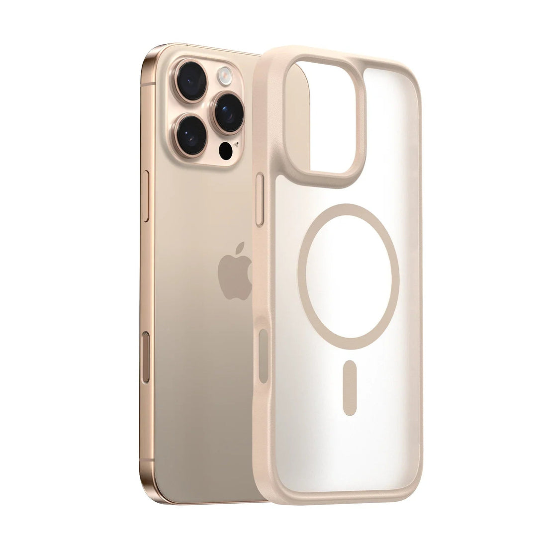 Guardian-Mag for iPhone 16 Pro Max - TORRAS Guardian-Mag sleek translucent case for iPhone 16 Pro Max with MagSafe