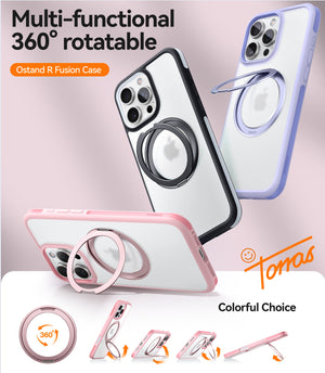 Ostand R Fusion Case with 360° Rotated Stand for iPhone 14 Series-TORRAS