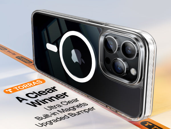 iPhone 15 Pro Max Magsafe Shockproof Slim Case- TORRAS Phone Case