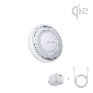 [US Only] Ostand AirCircle Qi2 25W Fast & Fan Cooling Wireless Charger with Adapter