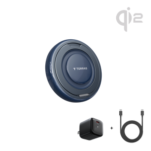 [US Only] Ostand AirCircle Qi2 25W Fast & Fan Cooling Wireless Charger with Adapter