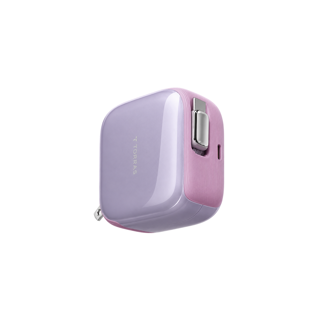 [US Plug] FlexLine Pro Retractable Fast Charger 60W