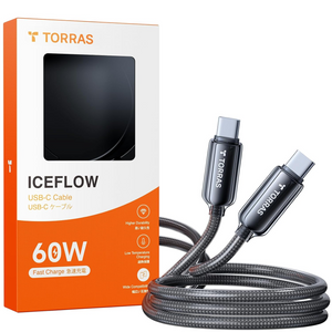 Iceflow 60W USB-C Fast Charging Cable  C to C\ C to Lightning