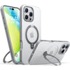 360° Spin Stand MagSafe Case for iPhone 16 Series - Titanium Grey