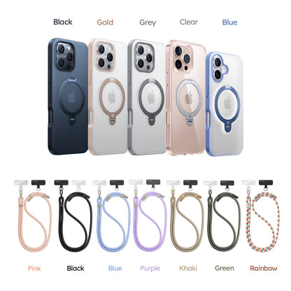 [Bundle]Spin + Crossbody Phone Strap for iPhone 16 Plus