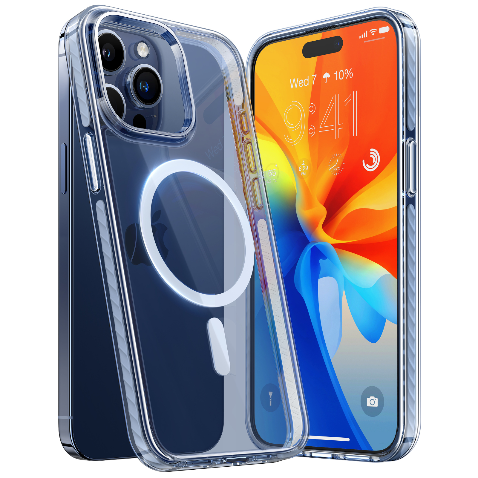 Blue MagSafe iPhone 15 Plus Case
