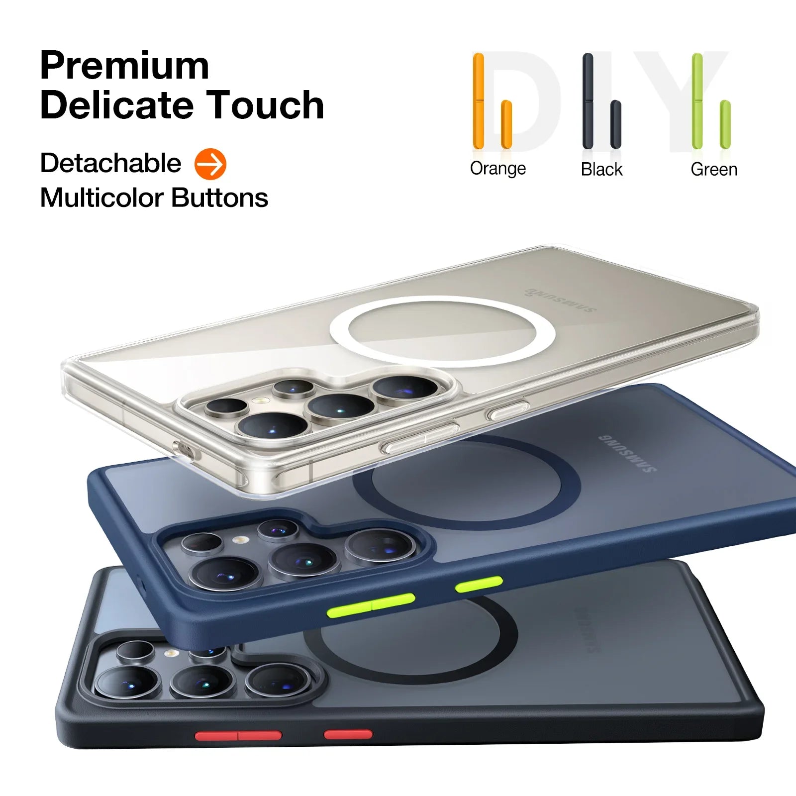 【特価商品】TORRAS Galaxy S25 Ultra 用 ケース Mags Samsung Galaxy S25 Ultra Clear MagSafe Case | TORRAS