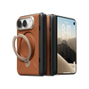 Ostand Q3 VegSkin for iPhone Duo - Amber Brown