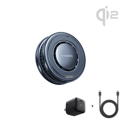 [US Only] PolarCircle Qi2 25W TEC Cooling Wireless Charger with Adapter