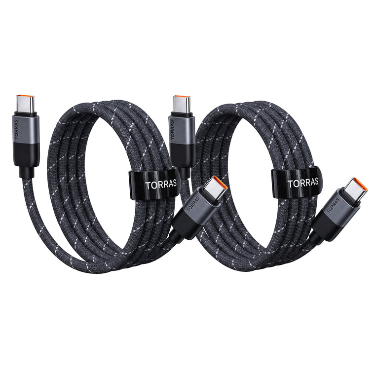 NeoCable 60W Fast Charging Cable 2-Pack (2m / 6.56ft)