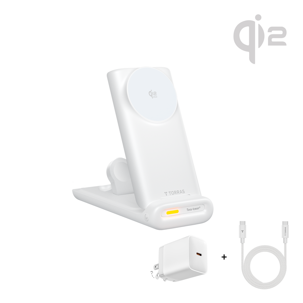 Icestation Pro 3 1 Foldable Magnetic Wireless Charger Qi2 25W TEC Cooling