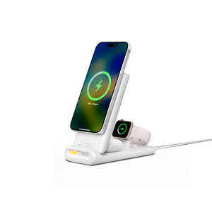 Icestation Pro 3-in-1 Foldable Magnetic Wireless Charger with Qi2 25W TEC Cooling