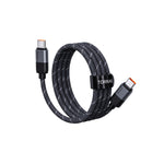 Black braided NeoCable 60W USB-C charging cable