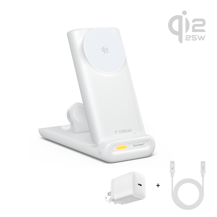 Icestation Pro 3-in-1 Foldable Magnetic Wireless Charger