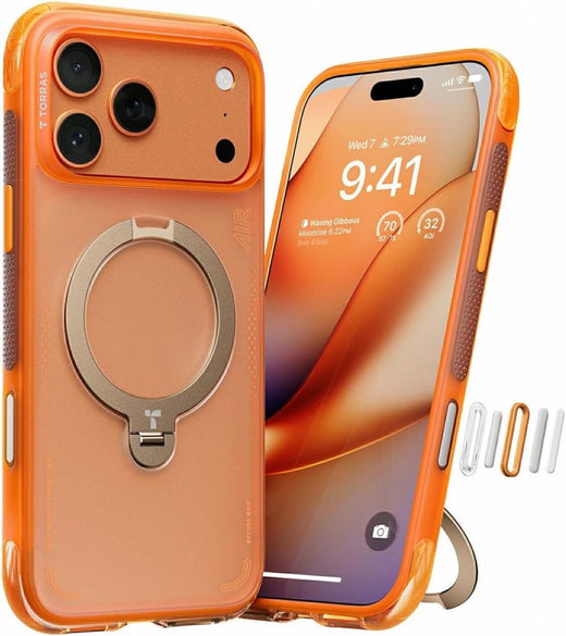 TORRAS Ostand Q3 Air for
iPhone 17 Pro Max Case, Orange