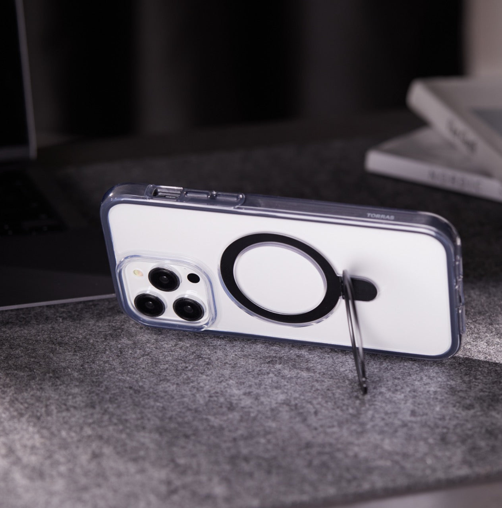 Boss Pick - iPhone 15 / Plus / Pro / Pro Max Ostand Magsafe Case with Stand - Air-Castle