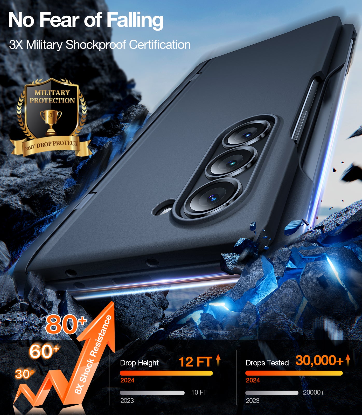 [US Only]Magnetic Armor Stand Case for Samsung Galaxy Z Fold 6-TORRAS