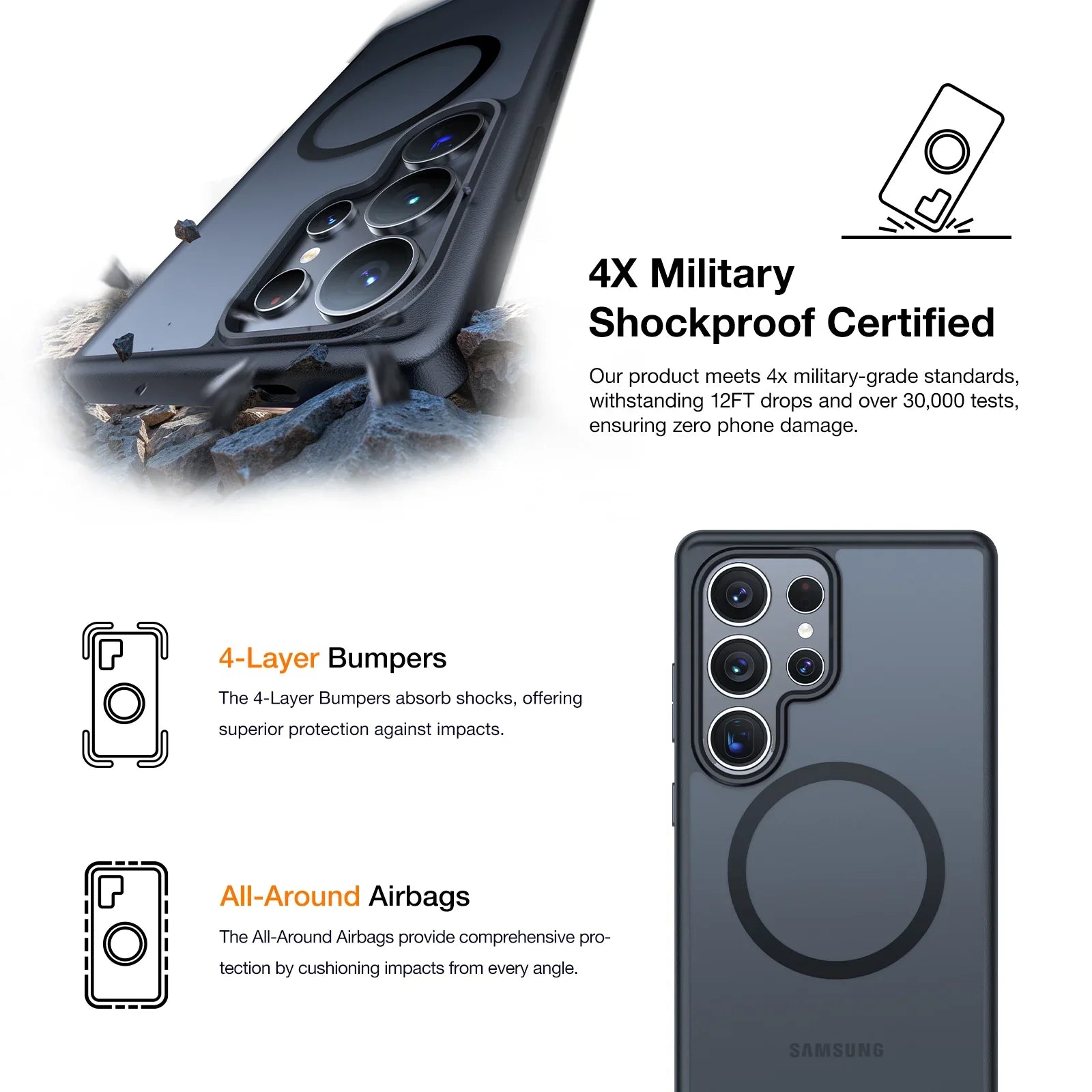 【数量限定】TORRAS Galaxy S25 Ultra 用 ケース Mags Magsafe Case for Samsung Galaxy S25 Ultra