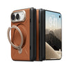 Ostand Q3 VegSkin for iPhone Duo - Amber Brown