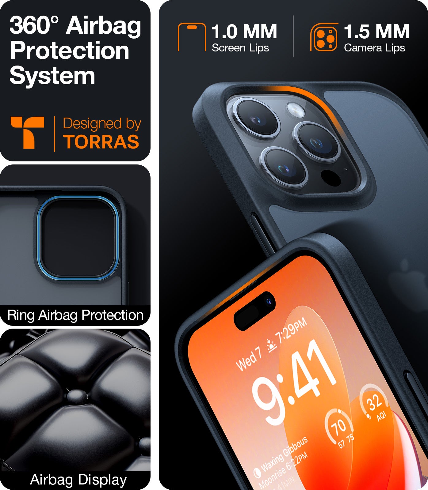 Guardian Case for iPhone 14/15 Series-TORRAS