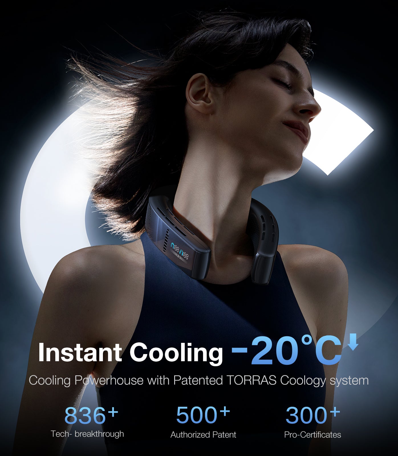 COOLiFY Cyber Smart APP Control Neck Portable Air Conditioner
