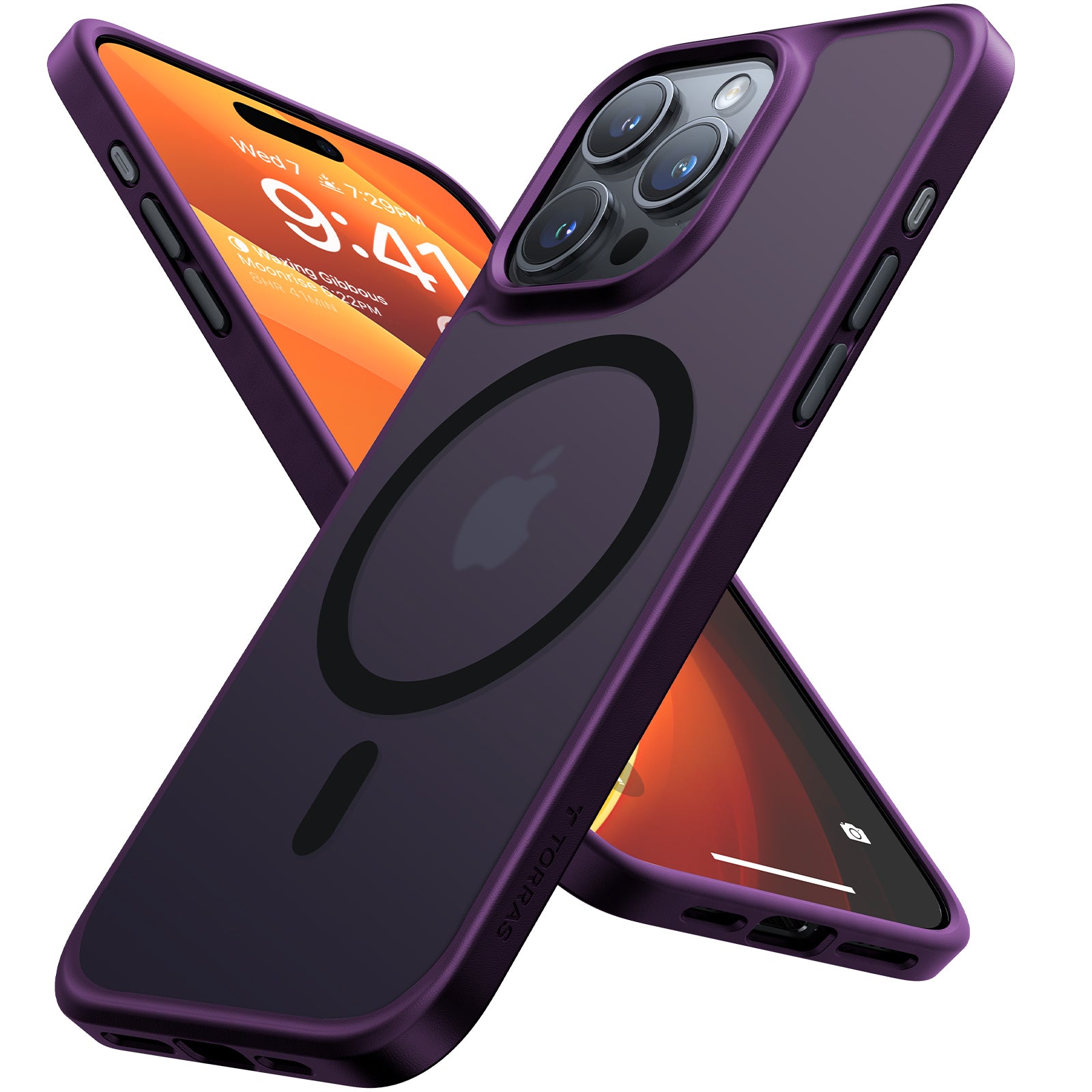 TORRAS Magnetic Guardian - Funda diseñada para iPhone 15 Pro Max, [probada  contra caídas de grado militar] [compatible con MagSafe] Funda delgada para