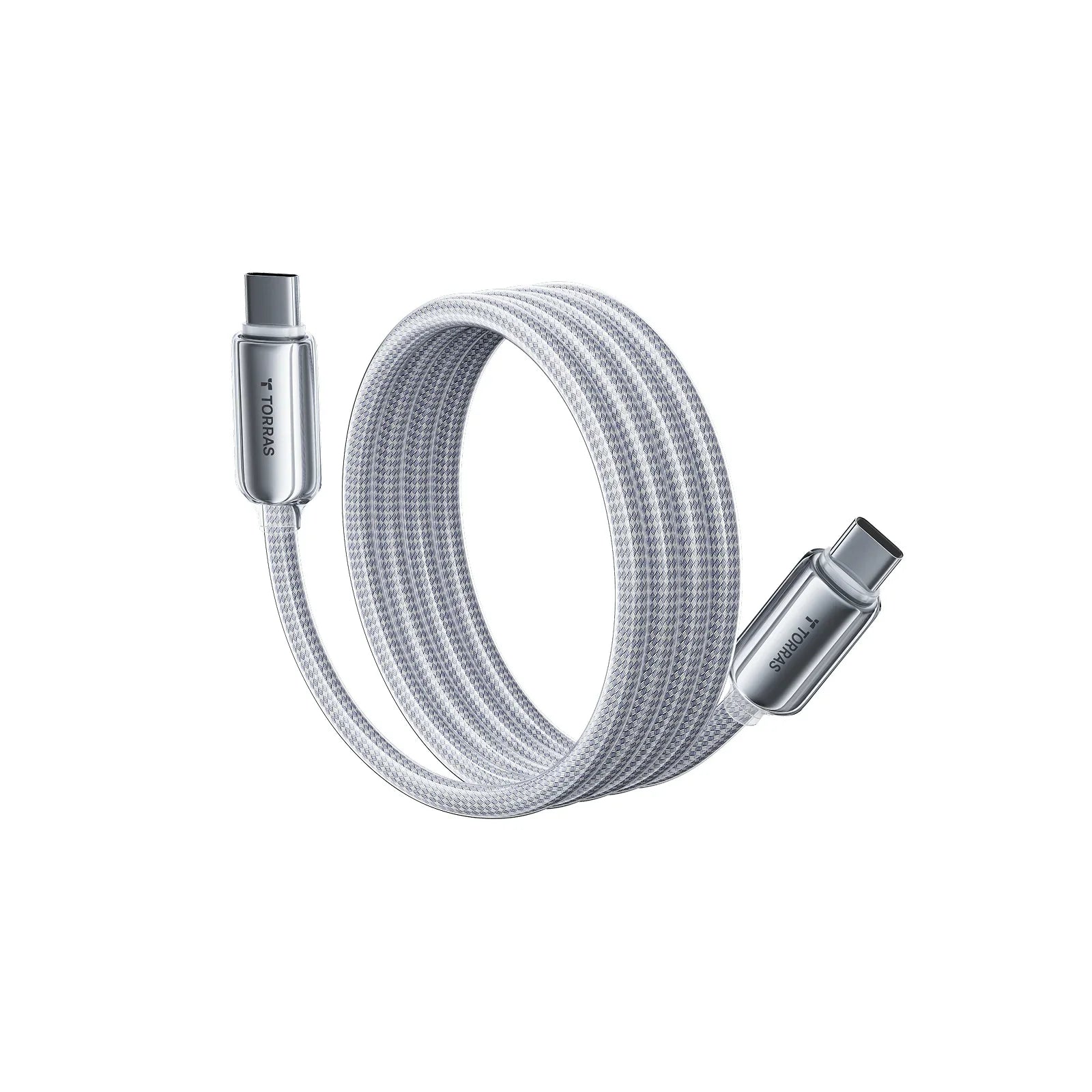 Iceflow 60W Low-Temp Fast Charging Cable | Braided USB-C - TORRAS