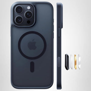 Black TORRAS Guardian-Mag case for iPhone 16 Pro Max with MagSafe ring