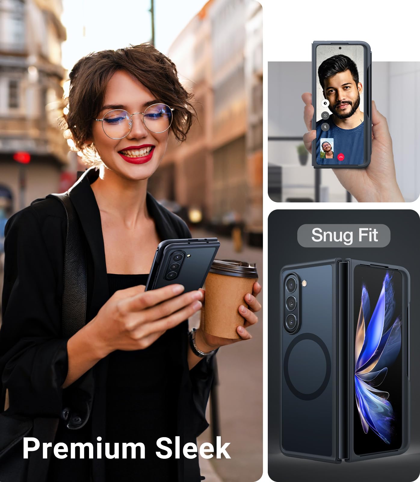 TORRAS Magnetic Shockproof Designed for Samsung Galaxy Z Fold 5 Case
