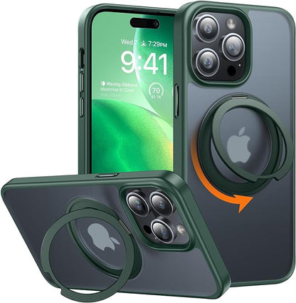 Coque Ostand R pour iPhone série 15/14 avec support rotatif à 360°