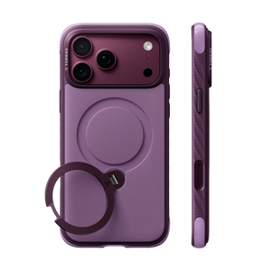 TORRAS Ostand Q3 Rugged case for iPhone 18 Pro/Pro Max next to a thinner case to compare corner thickness