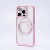 Ostand R Fusion Case with 360° Rotated Stand for iPhone 15 Series - Pink Dust