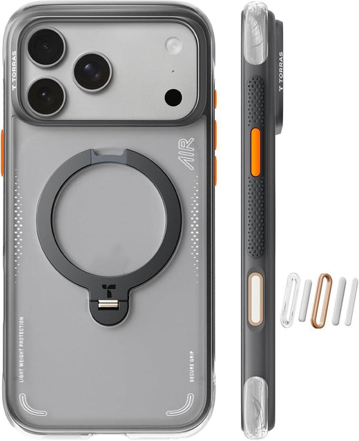 TORRAS Ostand Q3 Air for
iPhone 17 Pro Max Case, Black