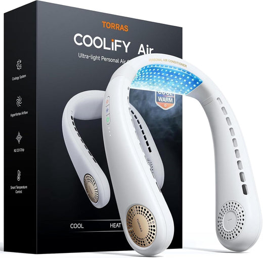 TORRAS COOLiFY Air 2026 Upgraded
Neck Fan Air Conditioner, White